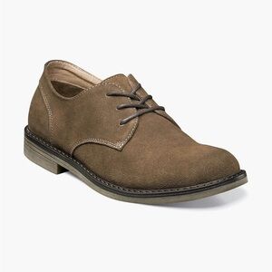 NUNN BUSH LINWOOD PLAIN TOE SUEDE OXFORD SHOES